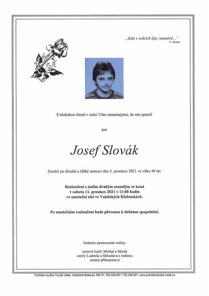 Smuteční oznámení – Joachim Halfar