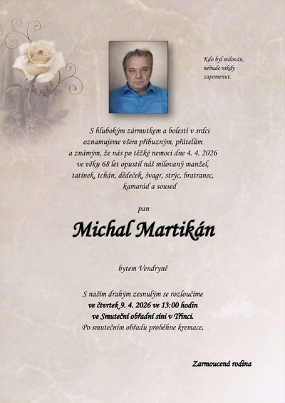 Smuteční oznámení – 39dcb6d52f06988471fc