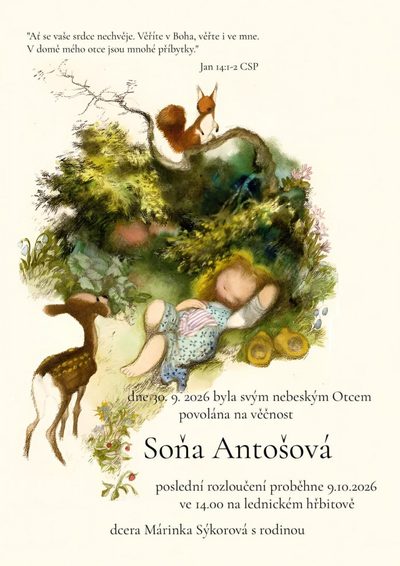 Smuteční oznámení – 