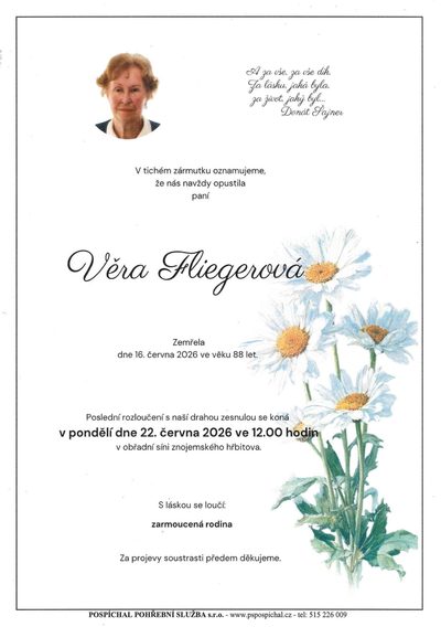 Smuteční oznámení – CO/ěa Sli